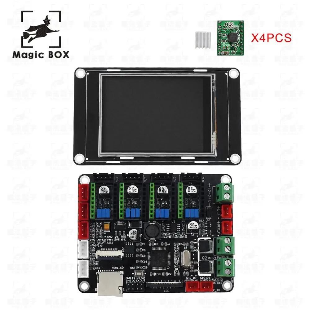 2019 Mini MotherBoard STM32F103 2.4/2.8LCD Upgrade Control Board for 3D Printer Triple Extruder
2019 Mini MotherBoard STM32F103 2.4/2.8LCD Upgrade Control Board for 3D Printer Triple Extruder