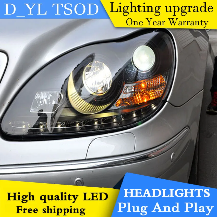 Car Styling for W220 S280 S320 S500 S600 Headlights 1998-2007 W220 LED Headlight DRL Lens Double Beam H7 HID Xenon bi xenon lens
Car Styling for W220 S280 S320 S500 S600 Headlights 1998-2007 W220 LED Headlight DRL Lens Double Beam H7 HID Xenon bi xenon lens