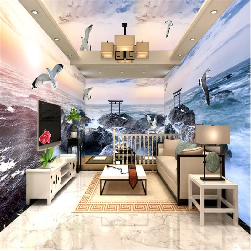 Large Wallpaper 3D Reef Sea Gull Scenery The Sea Background Modern Europe Mural for Living Room Painting Home Decor
Large Wallpaper 3D Reef Sea Gull Scenery The Sea Background Modern Europe Mural for Living Room Painting Home Decor