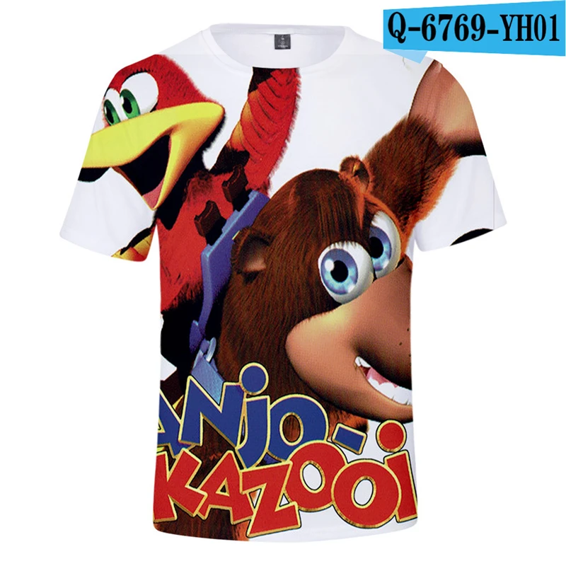 Banjo Kazooie T Shirt Funny Boys Clothing Kids Cartoon Clothes Plus Size Tops Unisex Hip Hop Clothing O-Neck Harajuku Causal
Banjo Kazooie T Shirt Funny Boys Clothing Kids Cartoon Clothes Plus Size Tops Unisex Hip Hop Clothing O-Neck Harajuku Causal