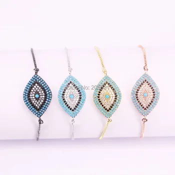 8Pcs 4 Color Micro Pave CZ Eye Shape Charm Connector Bracelets Women Jewelry Gift
8Pcs 4 Color Micro Pave CZ Eye Shape Charm Connector Bracelets Women Jewelry Gift