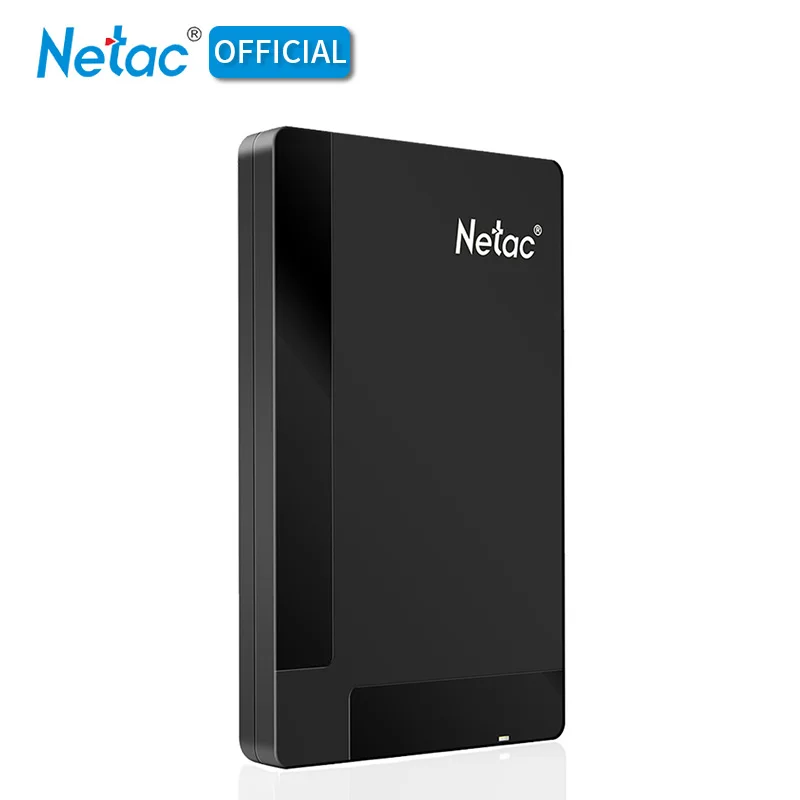 

Netac 2.5" Portable HDD 5400rmp K218 USB 3.0 2.0 500GB Black 1TB 500 GB 1 TB External Hard Drive Disk For Desktop Laptop PC Mac