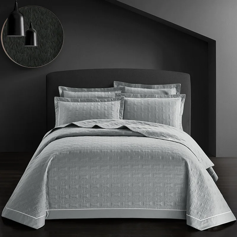New 3Pcs Luxury Cotton Throw Blanket Bedspread 245x250cm white,pink,gray,blue Bed Bedsheet Pillowcase40
New 3Pcs Luxury Cotton Throw Blanket Bedspread 245x250cm white,pink,gray,blue Bed Bedsheet Pillowcase40