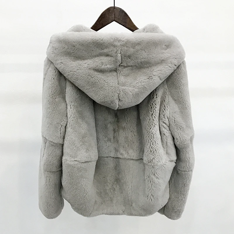 2018 whole skin natural real Rex fur coat clothing women's winter hooded short jacket long-sleeved outerwear coat large size
2018 whole skin natural real Rex fur coat clothing women's winter hooded short jacket long-sleeved outerwear coat large size
