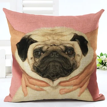 Dog Printed Cotton Linen Pillowcase Decorative Pillows Cushion Cover Use For Home Sofa Car Office Almofadas Cojines
Dog Printed Cotton Linen Pillowcase Decorative Pillows Cushion Cover Use For Home Sofa Car Office Almofadas Cojines