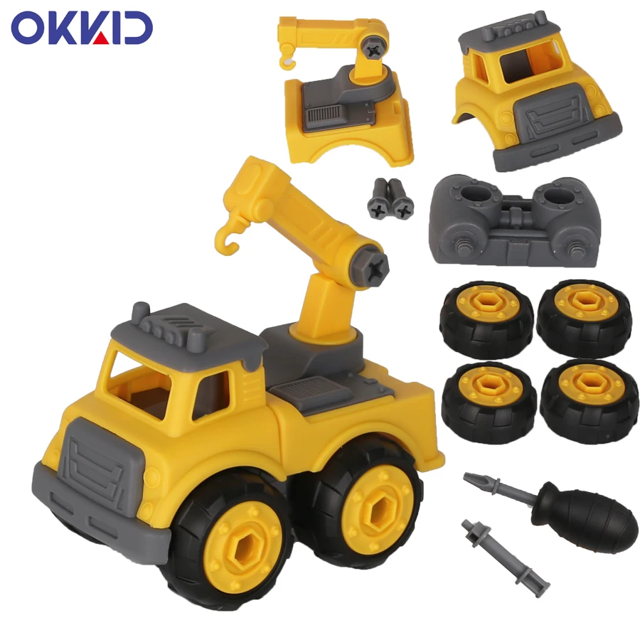 Genuine engineering Mini Car Construction educational Truck Brain Disassembly Assembly Vehicle Wheels Kids Toys Children Baby
Genuine engineering Mini Car Construction educational Truck Brain Disassembly Assembly Vehicle Wheels Kids Toys Children Baby