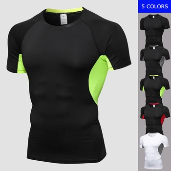Men's Running Workout Gym Sports Short Sleeve T-shirt Tight Fitting Breathable Quick Dry Compression Shirt Sportswear B0008
Men's Running Workout Gym Sports Short Sleeve T-shirt Tight Fitting Breathable Quick Dry Compression Shirt Sportswear B0008