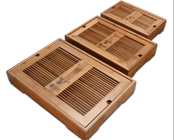 1PC Bamboo tea tray, kung fu tea set, bamboo tray, containing water storage-type, Office solid wood teaboard, tea table A3888
1PC Bamboo tea tray, kung fu tea set, bamboo tray, containing water storage-type, Office solid wood teaboard, tea table A3888
