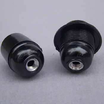 4pieces/lot E14 E27 bakelite lampholder full thread / glossy body with M10 thread Vintage Industrial Edison Pendant Lampholder
4pieces/lot E14 E27 bakelite lampholder full thread / glossy body with M10 thread Vintage Industrial Edison Pendant Lampholder