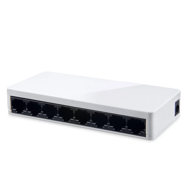 High Performance Mini Network Switch HUB 8 Port 10/100Mbps Fast LAN Ethernet Network Switch Adapter + DC5V/500mA Power Supply
High Performance Mini Network Switch HUB 8 Port 10/100Mbps Fast LAN Ethernet Network Switch Adapter + DC5V/500mA Power Supply