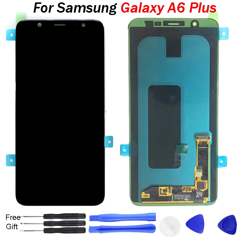 For SAMSUNG A6 Plus lcd display A6 Plus screen replacement for Galaxy A6 Plus 2018 A605 LCD Screen Touch Digitizer Assembly
For SAMSUNG A6 Plus lcd display A6 Plus screen replacement for Galaxy A6 Plus 2018 A605 LCD Screen Touch Digitizer Assembly