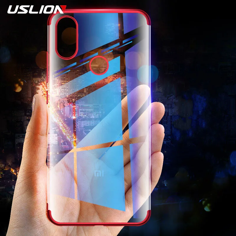 USLION Electroplate Soft Phone Case For Xiaomi 9 SE 8 6 6X 5X F1 Plating Clear Cover For Redmi 6 Pro 4A 5 Plus Transparent Case
USLION Electroplate Soft Phone Case For Xiaomi 9 SE 8 6 6X 5X F1 Plating Clear Cover For Redmi 6 Pro 4A 5 Plus Transparent Case