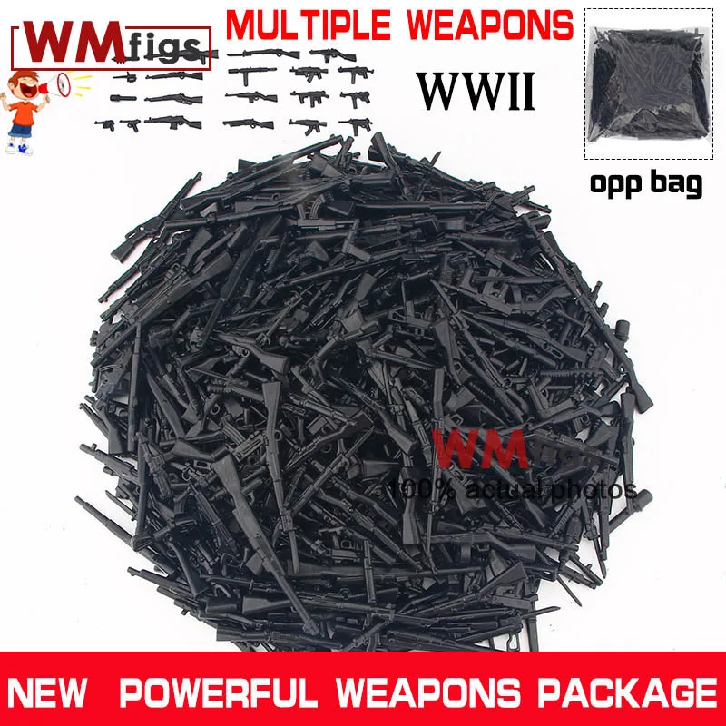 Gun Weapons Pack Arms for Soldiers Legoings Swat Military Guns World War Figures Building Blocks Bricks Gifts Toys for Children
Gun Weapons Pack Arms for Soldiers Legoings Swat Military Guns World War Figures Building Blocks Bricks Gifts Toys for Children