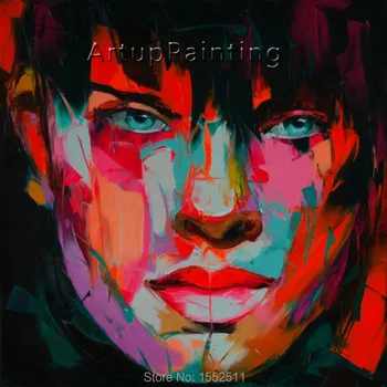 Palette knife painting portrait Palette knife Face Oil painting Impasto figure on canvas Hand painted Francoise Nielly 0610-24
Palette knife painting portrait Palette knife Face Oil painting Impasto figure on canvas Hand painted Francoise Nielly 0610-24