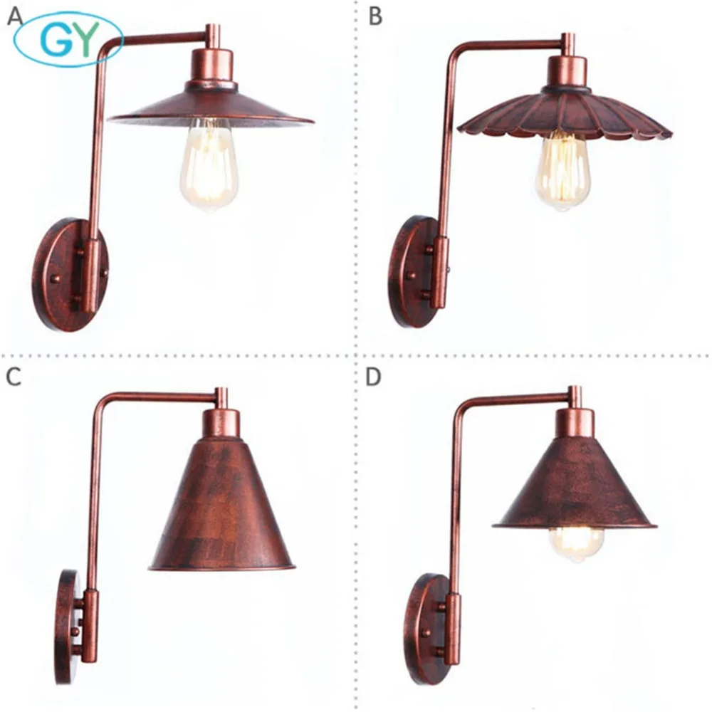 Rustic Metal Shade Wall Sconce Retro Wall Lamp Lighting Fixture for Living Room/Bedroom/Kitchen Wall Mount Bathroom Lighting
Rustic Metal Shade Wall Sconce Retro Wall Lamp Lighting Fixture for Living Room/Bedroom/Kitchen Wall Mount Bathroom Lighting