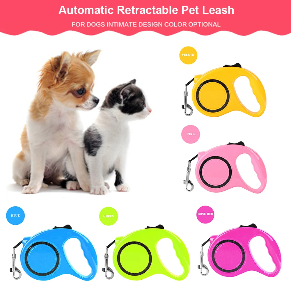 1PC Pet Dog Retractable Leash ABS One Handed Lock Training Leash Automatic Dog Pet Leash Lead
1PC Pet Dog Retractable Leash ABS One Handed Lock Training Leash Automatic Dog Pet Leash Lead