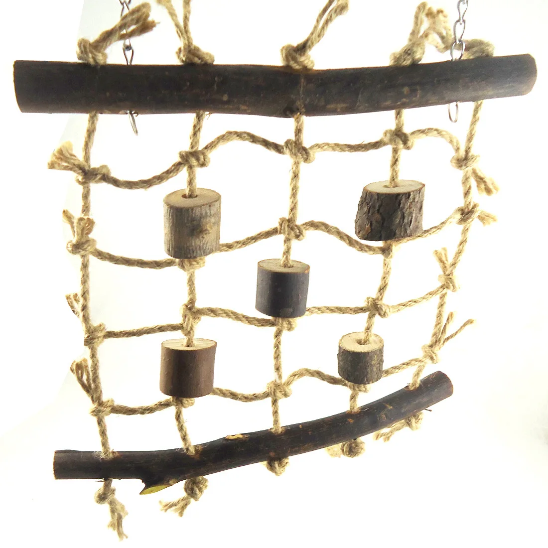 Wholesale Birds Hemp Rope Climbing Net Pet Parrot Chew Toy Budgie Parakeet Cockatiel Hanging Swing Ladder Bird toys
Wholesale Birds Hemp Rope Climbing Net Pet Parrot Chew Toy Budgie Parakeet Cockatiel Hanging Swing Ladder Bird toys