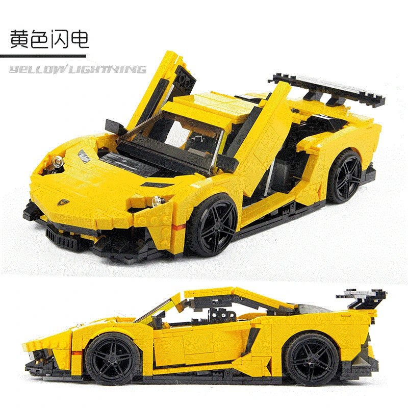 MOC Series 2787Pcs Super Racer Series Lightning Sport Car Super Car Model Building Blocks Set Bricks Compatible With Legoings
MOC Series 2787Pcs Super Racer Series Lightning Sport Car Super Car Model Building Blocks Set Bricks Compatible With Legoings
