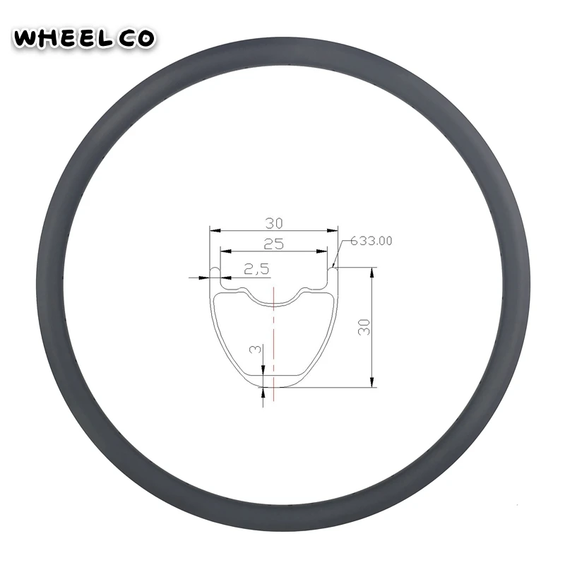 Ultralight Carbon Fiber 29Inch 320g MTB XC 30mm Tubeless 30mm Width Bike rim UD Matte 24H
Ultralight Carbon Fiber 29Inch 320g MTB XC 30mm Tubeless 30mm Width Bike rim UD Matte 24H