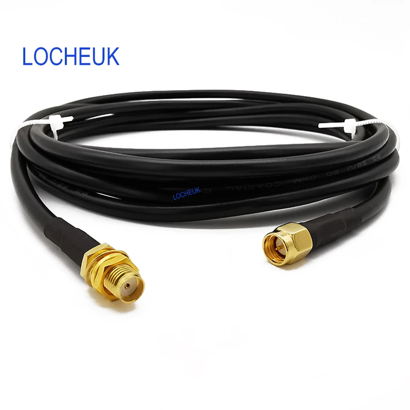 1M 3M 6M 9M 12M 15M Low-Loss Coax Extension Cable SMA Male to SMA Female - Antenna Lead Extender LMR195 Extension Coaxial Cable
1M 3M 6M 9M 12M 15M Low-Loss Coax Extension Cable SMA Male to SMA Female - Antenna Lead Extender LMR195 Extension Coaxial Cable