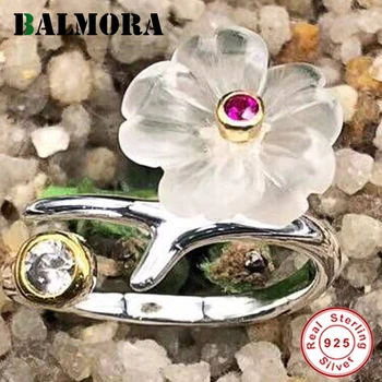 BALMORA 100% Real 925 Sterling Silver Delicate Crystal Plum Blossom Resizable Rings For Girls Fashion Jewelry Anillos SY22389
BALMORA 100% Real 925 Sterling Silver Delicate Crystal Plum Blossom Resizable Rings For Girls Fashion Jewelry Anillos SY22389