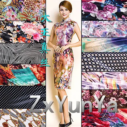Shanghai silk king 100% silk printed fabric silk satins mulberry fabric silk garments
Shanghai silk king 100% silk printed fabric silk satins mulberry fabric silk garments