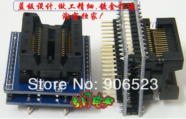 free shipping 2pcs/lot SOP28 to DIP28/ SOIC28 to DIP28 IC socket wide 300mil programmer adapter
free shipping 2pcs/lot SOP28 to DIP28/ SOIC28 to DIP28 IC socket wide 300mil programmer adapter