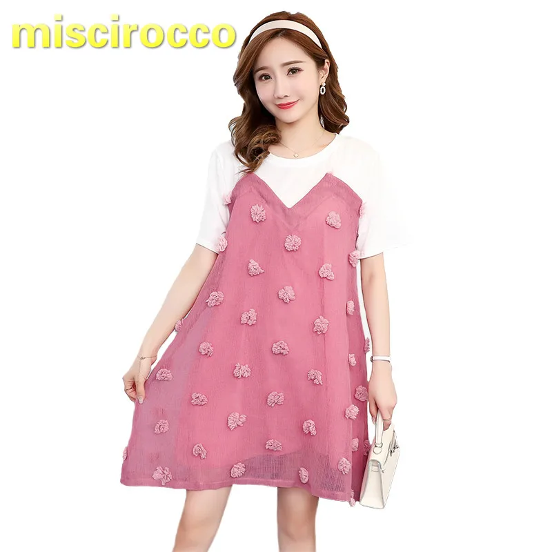 Two False Pieces Dress Pregnant Women Summer Chiffon Flower Appliques A-Line Maternity Tops Summer Clothes Dress Pregnant
Two False Pieces Dress Pregnant Women Summer Chiffon Flower Appliques A-Line Maternity Tops Summer Clothes Dress Pregnant