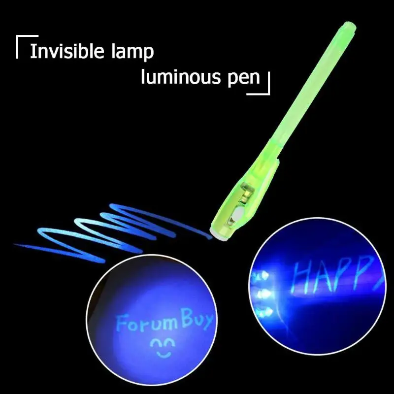 Big Head Luminous Light Magic Pen Creative ABS UV Checking Invisible Drawing Invisible Ink Pen For Kids Novel Toy
Big Head Luminous Light Magic Pen Creative ABS UV Checking Invisible Drawing Invisible Ink Pen For Kids Novel Toy