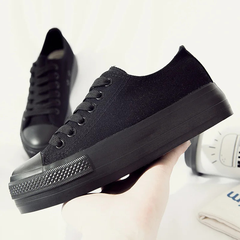2019 Spring New Fashion girl Canvas Sneakers Shoes Women Flats Platform Casual Shoes Lady Black White platform Shoes B072
2019 Spring New Fashion girl Canvas Sneakers Shoes Women Flats Platform Casual Shoes Lady Black White platform Shoes B072