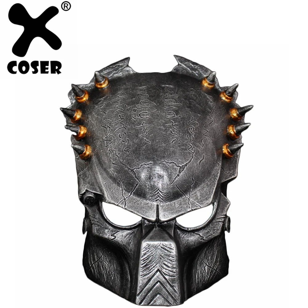 XCOSER Alien Predator Wolf Mask 2018 Moive Bronze & Silver Resin Mask Party Gift Halloween Cosplay Costume For Men
XCOSER Alien Predator Wolf Mask 2018 Moive Bronze & Silver Resin Mask Party Gift Halloween Cosplay Costume For Men