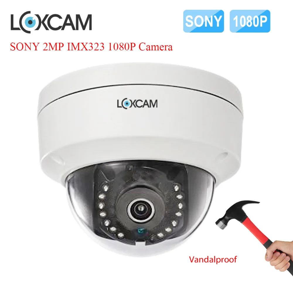 LOXCAM SONY IMX323 1080P 2MP IP66 In/Outdoor Vandalproof Anti-vandal Camera Night Vision Security CCTV video Surveillance camera
LOXCAM SONY IMX323 1080P 2MP IP66 In/Outdoor Vandalproof Anti-vandal Camera Night Vision Security CCTV video Surveillance camera