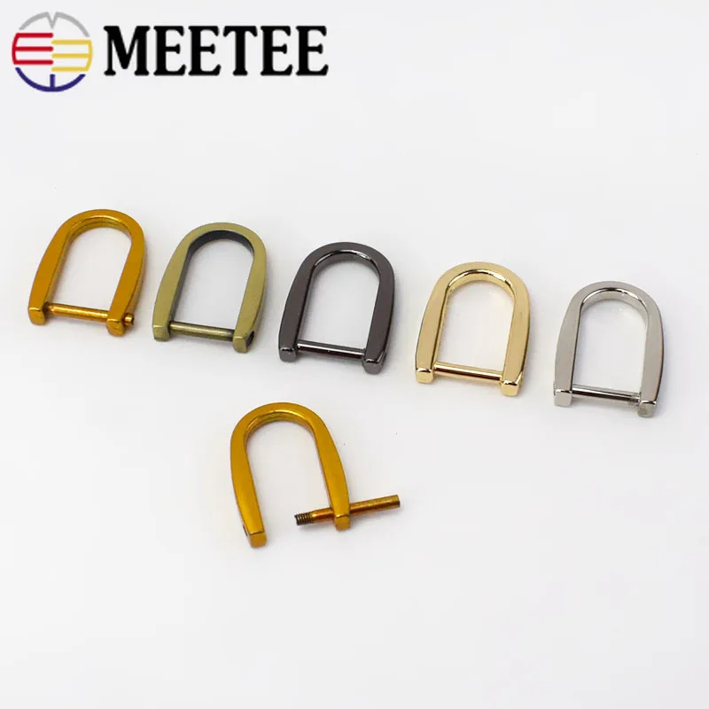 Meetee 5pcs 15mm Inner Diameter Metal Detachable Screw D Ring Buckle Clasp Bag Belt Luggage DIY Crafts Accessories AP506
Meetee 5pcs 15mm Inner Diameter Metal Detachable Screw D Ring Buckle Clasp Bag Belt Luggage DIY Crafts Accessories AP506