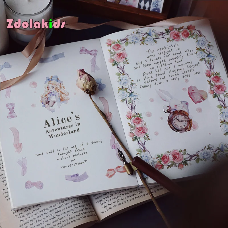 Alice in Wonderland Washi Tape DIY Decorative Scrapbook Masking Tape Office Adhesive Tape Stationery
Alice in Wonderland Washi Tape DIY Decorative Scrapbook Masking Tape Office Adhesive Tape Stationery