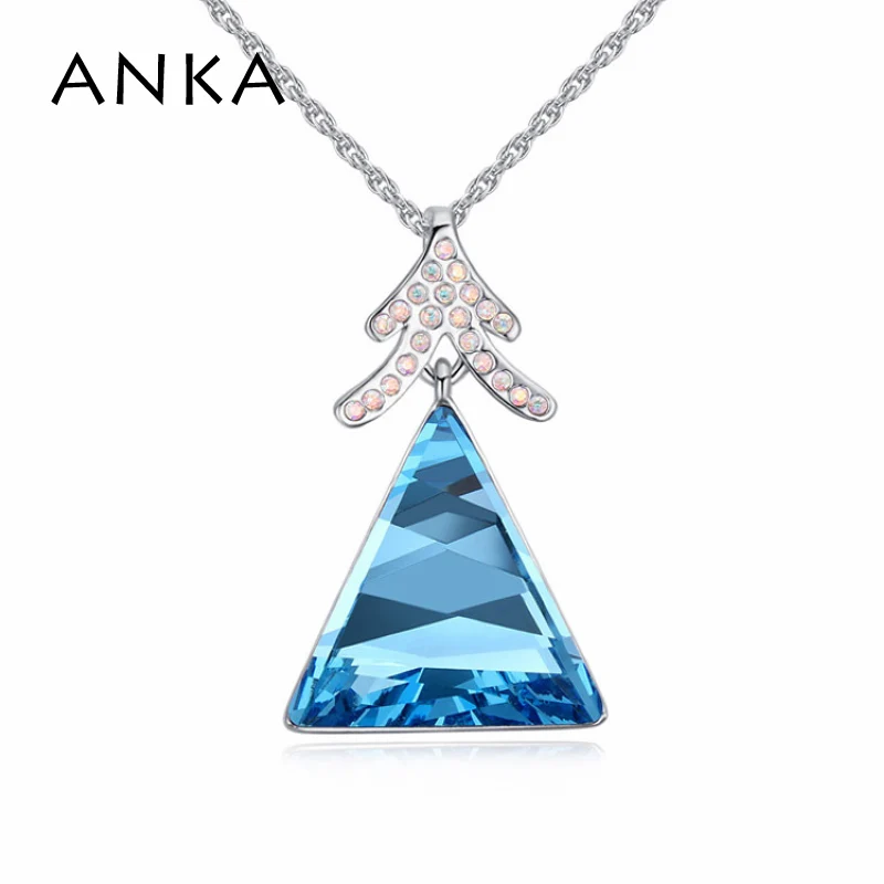 ANKA christmas tree geometry crystal pendant necklace with Crystal From Austrian for women triangle crystal fashion gifts 121493
ANKA christmas tree geometry crystal pendant necklace with Crystal From Austrian for women triangle crystal fashion gifts 121493