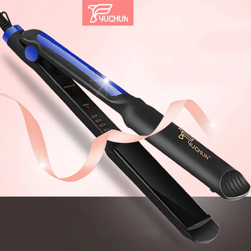 YUCHUN Thermostatic Electric Hair Flat Iron Straightener Curler Professional Hair Straightening Curling Iron Corrugation Tools
YUCHUN Thermostatic Electric Hair Flat Iron Straightener Curler Professional Hair Straightening Curling Iron Corrugation Tools