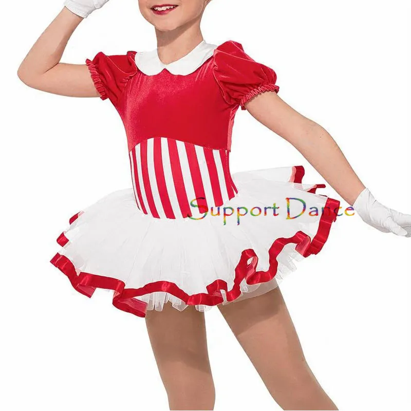 Velvet Red Stripes Ballet Tutu Dress Children Adult Puff Sleeve Dance Costume C300
Velvet Red Stripes Ballet Tutu Dress Children Adult Puff Sleeve Dance Costume C300