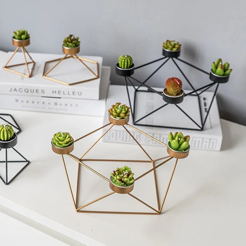 Wrought Iron Geometric Candlestick European Decorative Creative Candle Table Home Table Wedding Decoration Accessories
Wrought Iron Geometric Candlestick European Decorative Creative Candle Table Home Table Wedding Decoration Accessories
