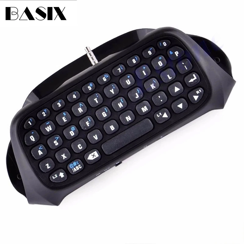 Basix gaming Keyboard Mini Bluetooth Wireless keyboard Chatpad Perfect For Sony PS4 PlayStation 4 Controller Handle 47 Keys
Basix gaming Keyboard Mini Bluetooth Wireless keyboard Chatpad Perfect For Sony PS4 PlayStation 4 Controller Handle 47 Keys