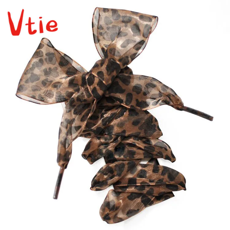 110CM Women Princess Leopard Ribbon Shoe Laces Strings For Chiffon Shoelaces Adult & Child Sizes Hi Top Trainers & Boots
110CM Women Princess Leopard Ribbon Shoe Laces Strings For Chiffon Shoelaces Adult & Child Sizes Hi Top Trainers & Boots