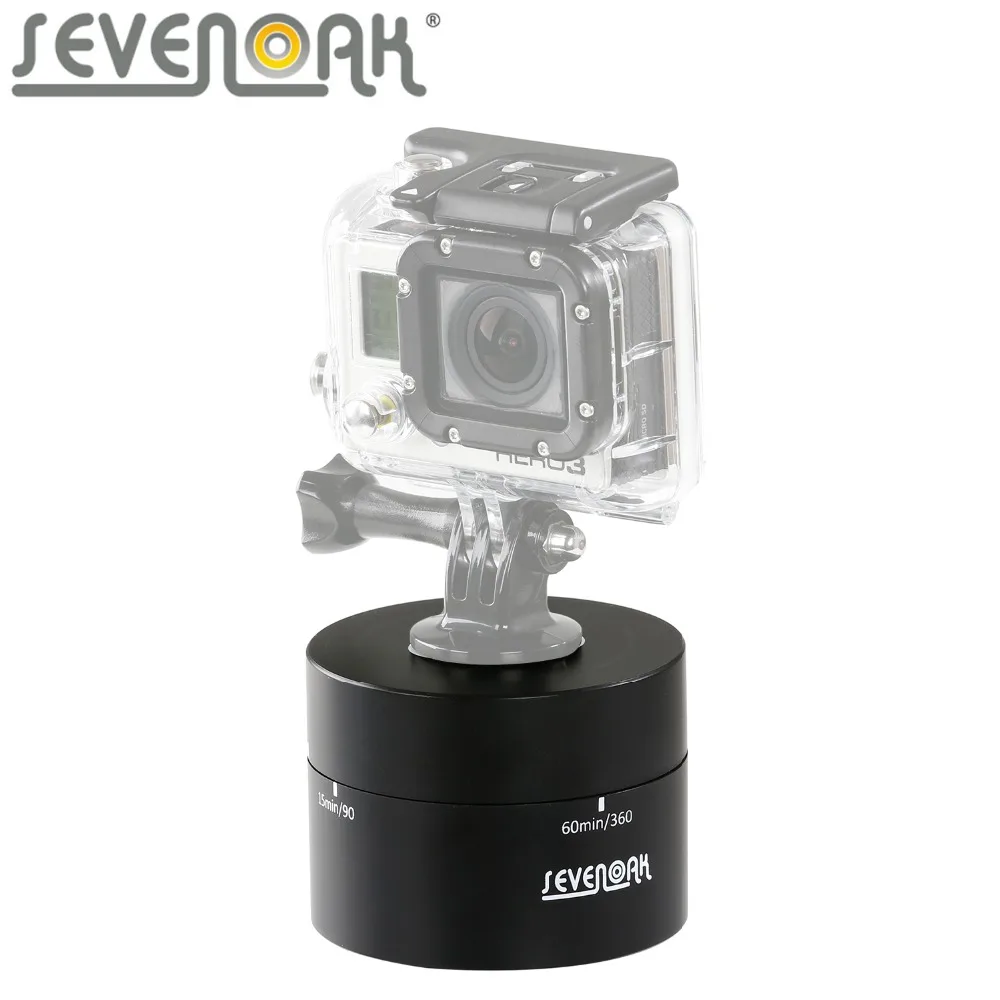 Sevenoak SK-EBH60 Panoramic Camera 360 degree Panning Rotating Drift Time Lapse Head Stabilizer For Gopro Phone Hero 3+ 4
Sevenoak SK-EBH60 Panoramic Camera 360 degree Panning Rotating Drift Time Lapse Head Stabilizer For Gopro Phone Hero 3+ 4