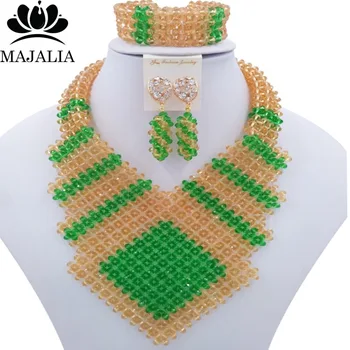 Fashion african jewelry set green nigerian wedding african beads jewelry set Crystal Free shipping Majalia-357
Fashion african jewelry set green nigerian wedding african beads jewelry set Crystal Free shipping Majalia-357