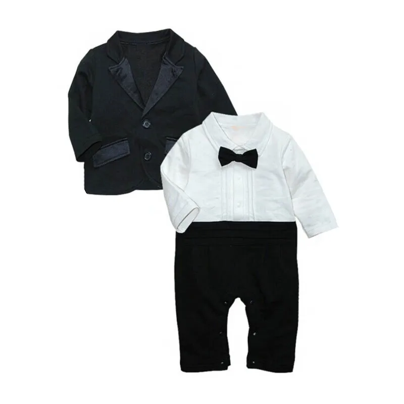 Autumn Gentleman Baby Suits Bow Tie Romper+Black Coat 2pcs Suit Birthday/Wedding Party Baby Outfits Sets Infant Boy Clothes
Autumn Gentleman Baby Suits Bow Tie Romper+Black Coat 2pcs Suit Birthday/Wedding Party Baby Outfits Sets Infant Boy Clothes