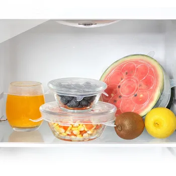 Reusable Fresh-keeping Lid Food Grade Silicone Fresh-keeping 6-piece Silicone Stretchable Vacuum Bowl Lid Can Be Refrigerated
Reusable Fresh-keeping Lid Food Grade Silicone Fresh-keeping 6-piece Silicone Stretchable Vacuum Bowl Lid Can Be Refrigerated