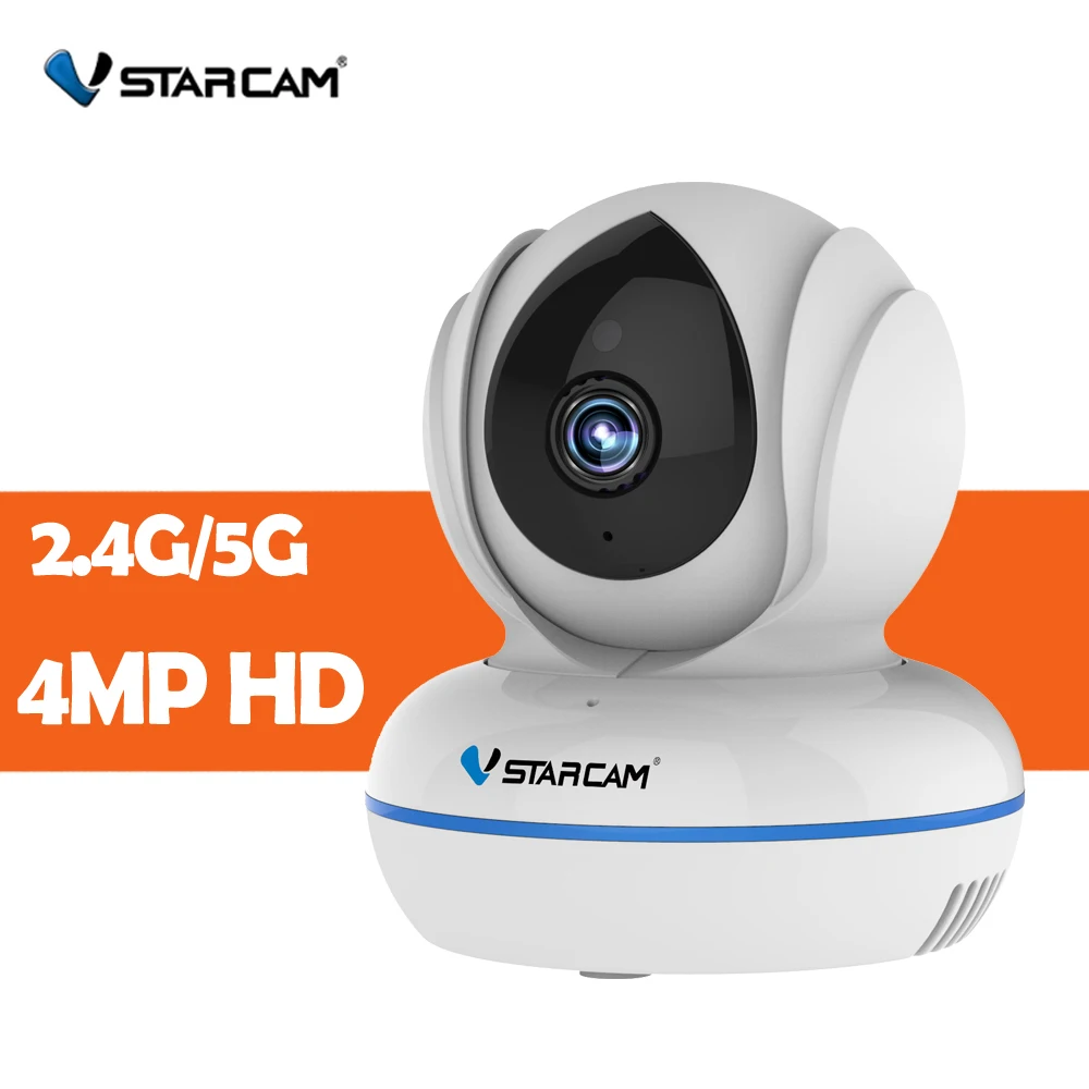 Vstarcam C22Q 4MP Full HD WiFi Camera 2.4G/5G Wi fi Baby Monitor Camera Pan/Tilt Video Surveillance Security IP Camera H.265
Vstarcam C22Q 4MP Full HD WiFi Camera 2.4G/5G Wi fi Baby Monitor Camera Pan/Tilt Video Surveillance Security IP Camera H.265