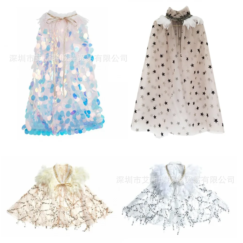 2019 Spring and Summer New Sequins Mermaid Piece Cloak Cape Super Beautiful Super Fairy Accessories Cloak Cloak
2019 Spring and Summer New Sequins Mermaid Piece Cloak Cape Super Beautiful Super Fairy Accessories Cloak Cloak