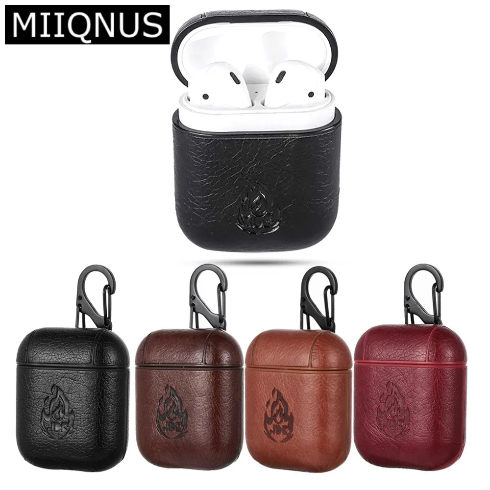 1PC PU Leather Shock Proof Protective Cover Case Skin Non-slip Sleeve Wrap with Hooks for Apple AirPods Earphones
1PC PU Leather Shock Proof Protective Cover Case Skin Non-slip Sleeve Wrap with Hooks for Apple AirPods Earphones