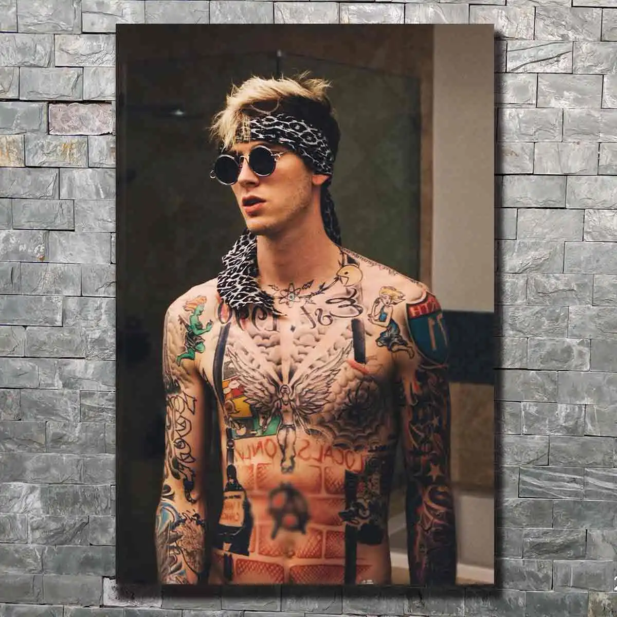 Machine Gun Kelly Custom Bad Boy Art Poster custom Home Wall decor 8x1212x18 24x36canvas living roomdecoration
Machine Gun Kelly Custom Bad Boy Art Poster custom Home Wall decor 8x1212x18 24x36canvas living roomdecoration