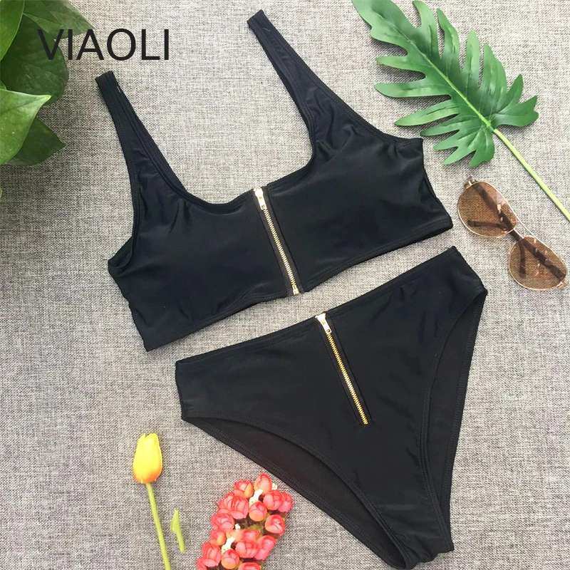 Sexy Up And Down Zipper Bikini Split Swimsuit Ladies Swimwear 2019 biquini woman swimsuit free caps
Sexy Up And Down Zipper Bikini Split Swimsuit Ladies Swimwear 2019 biquini woman swimsuit free caps