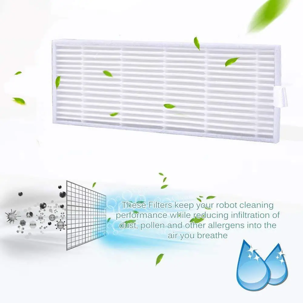 Best Sell Replacement Filter & Side Brush Kit for ILIFE A6 A4 A4s Robot Vacuum Cleaner (Includes 6 Side Brushes + 4 set Filters
Best Sell Replacement Filter & Side Brush Kit for ILIFE A6 A4 A4s Robot Vacuum Cleaner (Includes 6 Side Brushes + 4 set Filters